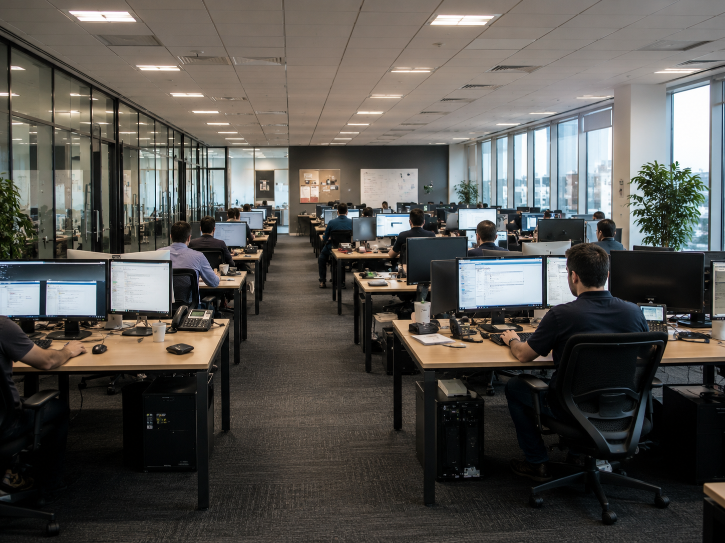 Historical open-space office